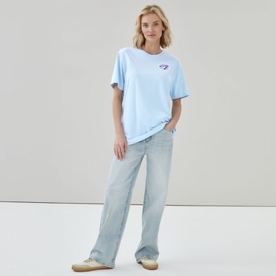 Adult MLB Toronto Blue Jays T-Shirt - Light Blue Mix