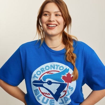 T-shirt LMB Blue Jays de Toronto pour adultes - BLEU ROYAL