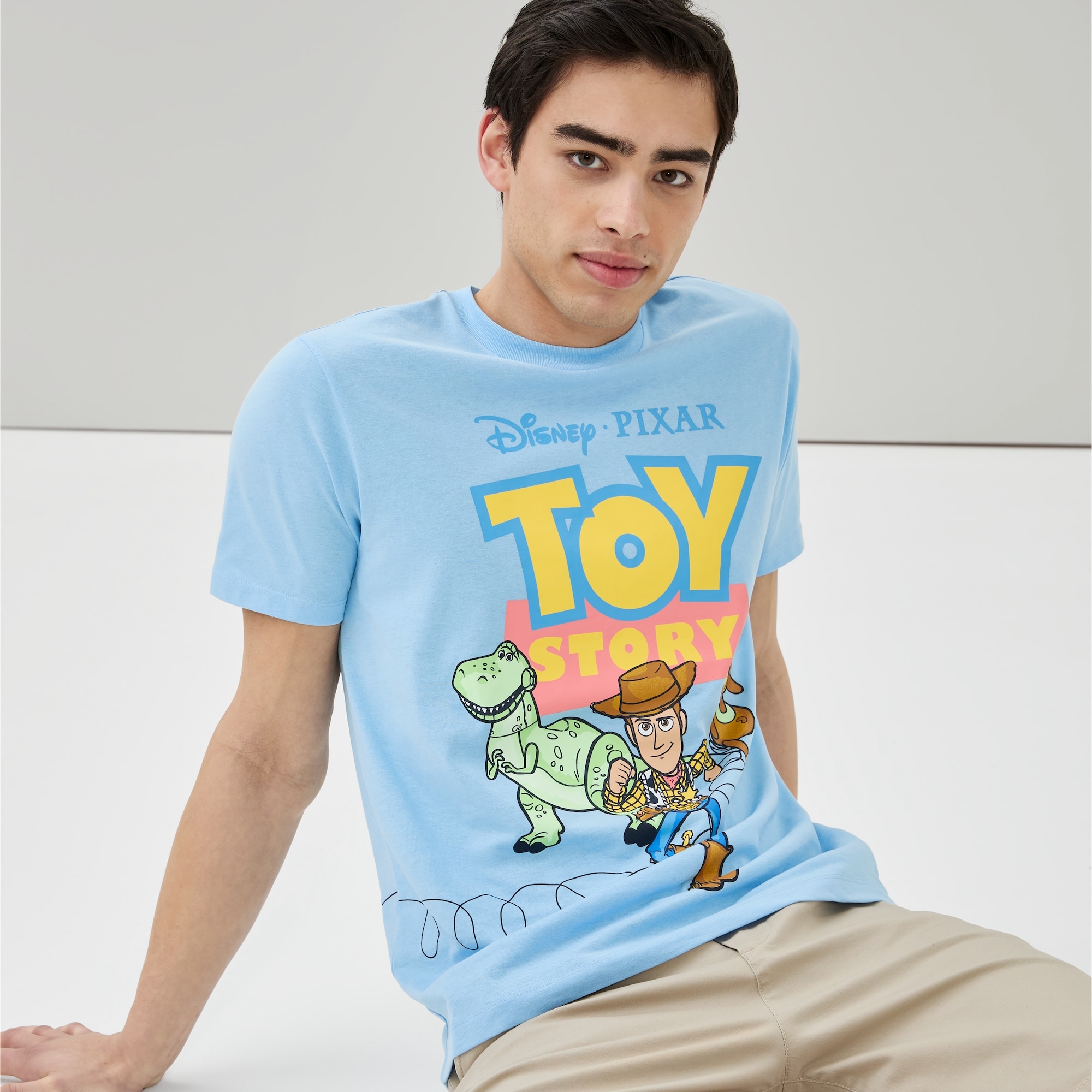 Adult Pixar Toy Story Graphic T-Shirt in Light Blue from Joe Fresh