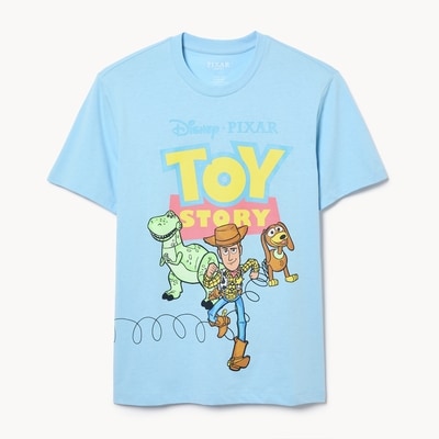 Adult Pixar Toy Story Graphic T-Shirt - Light Blue