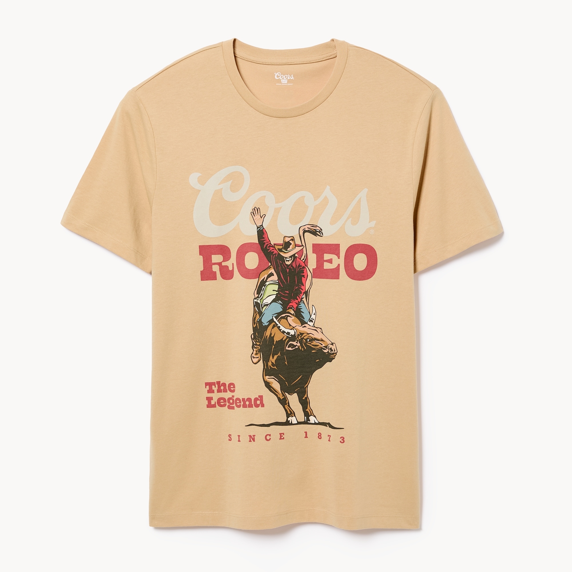 Adult Coors Rodeo Graphic T-Shirt in Light Beige from Joe Fresh