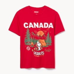 Joe Fresh Adult Peanuts Snoopy Canada T-Shirt 1 ea, $25.00/1ea