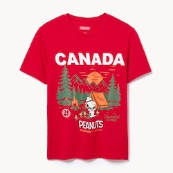 Joe Fresh T-shirt Snoopy Canada de Peanuts pour adultes 1 ea, 25,00 $/1ch