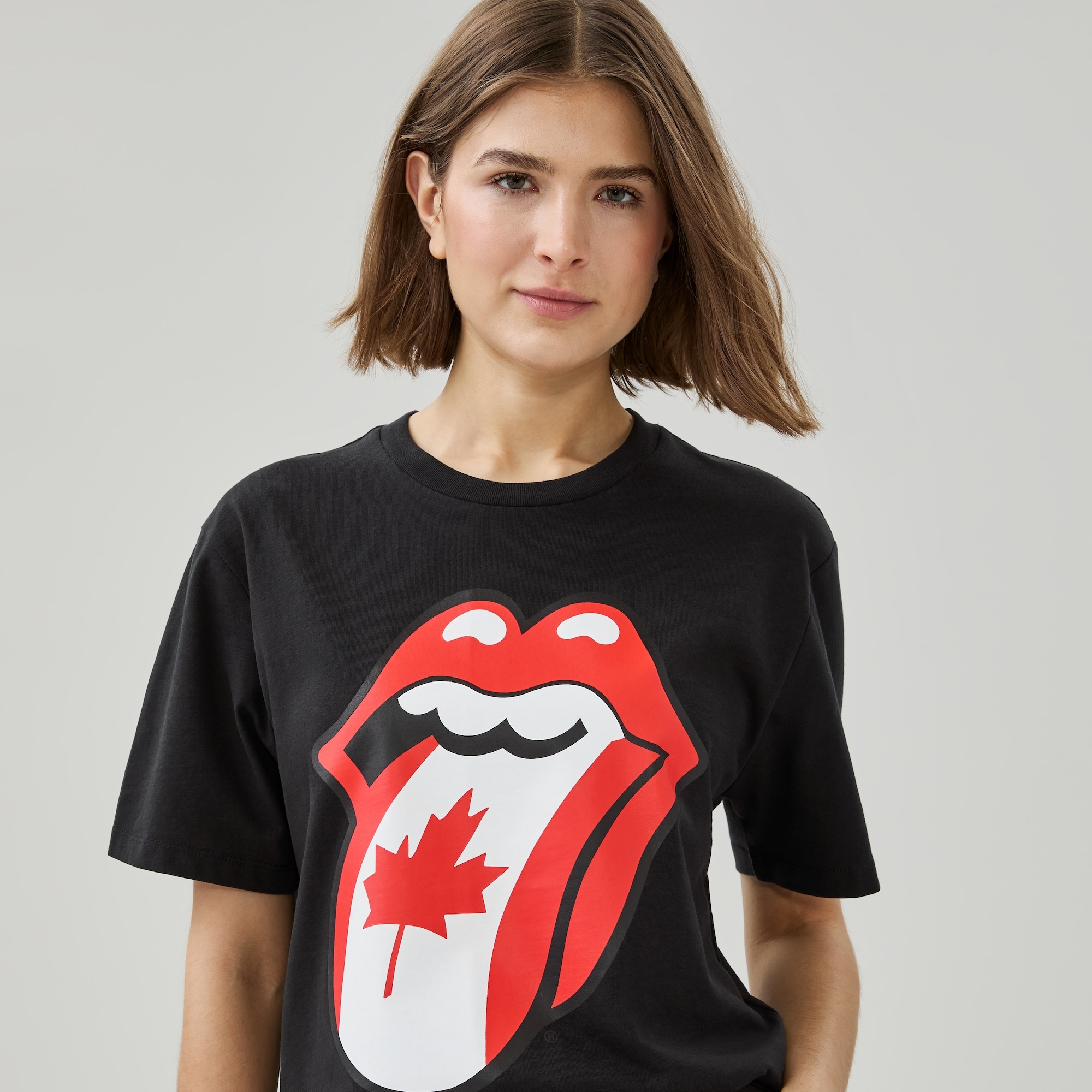 Adult The Rolling Stones Canada T-Shirt in Black from Joe Fresh
