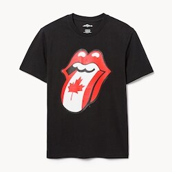 HG×THE ROLLING STONES “Miss You” Tシャツ L The Rolling Stones Miss You band logo Official Mens New Black T