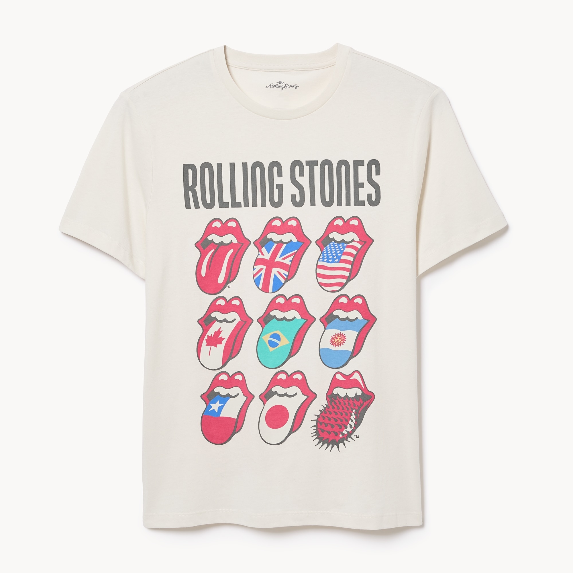 T-shirt imprimé The Rolling Stones pour adultes
