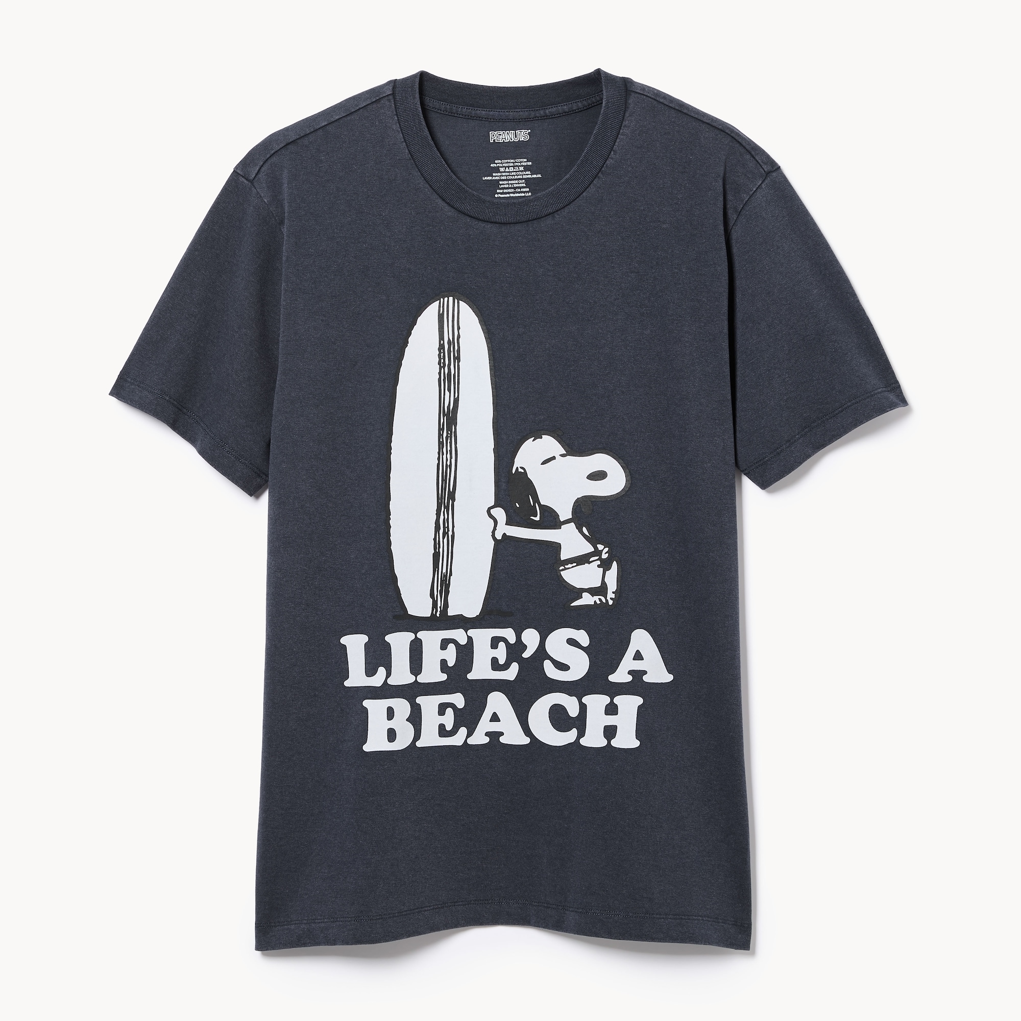 Adult Peanuts Snoopy T-Shirt in Navy Mix from Joe Fresh