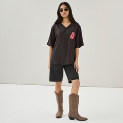 Joe Fresh Adult The Rolling Stones Button-Up Shirt - 1 ea | Loblaws