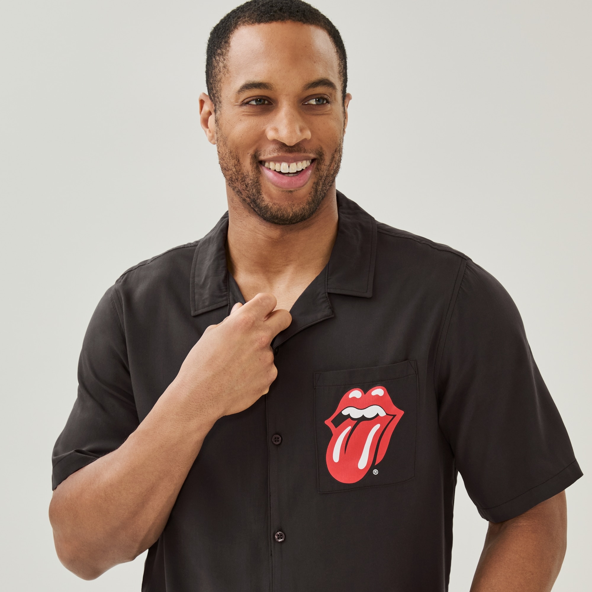 Chemise boutonnée The Rolling Stones pour adulte