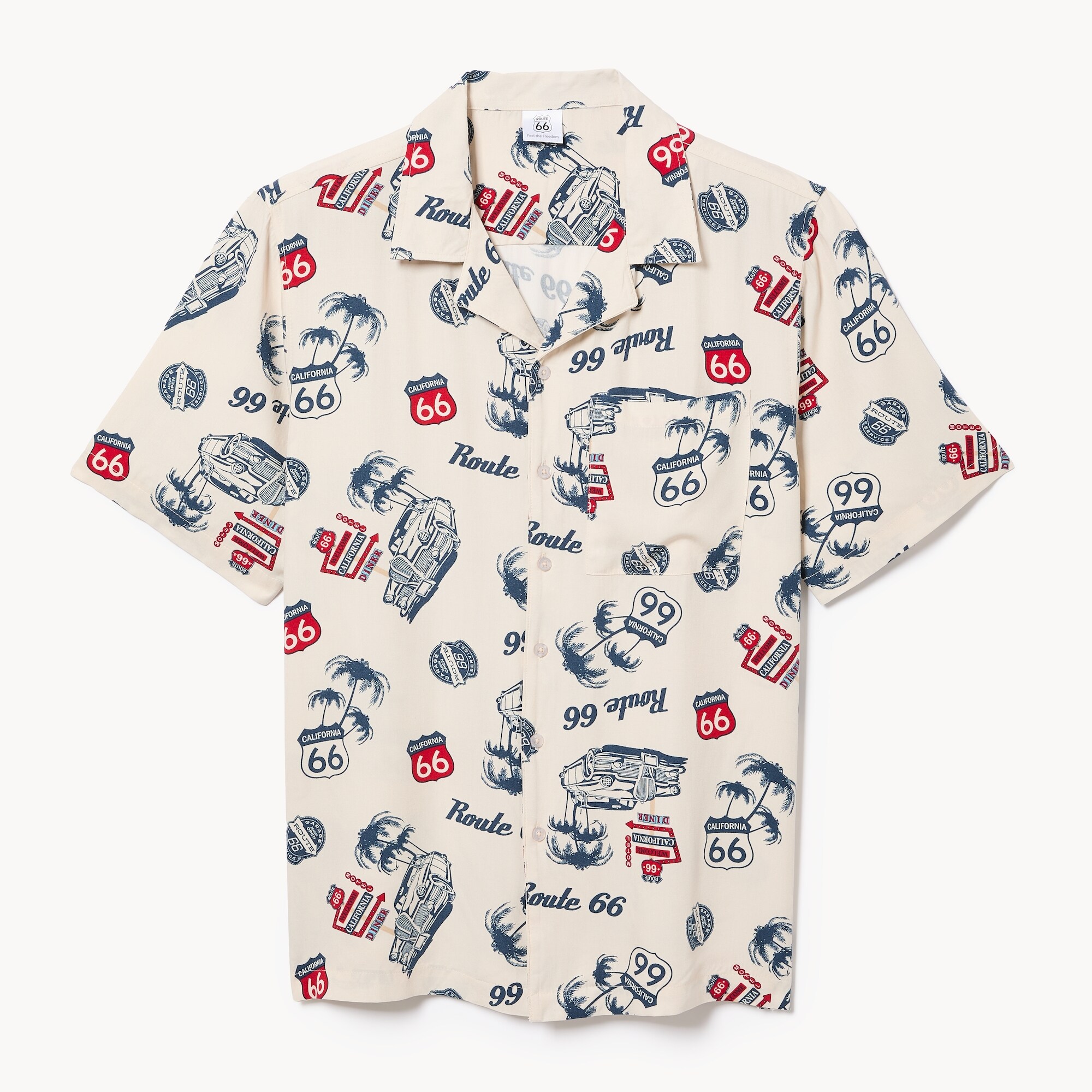 Chemise boutonnée Route 66 pour adultes