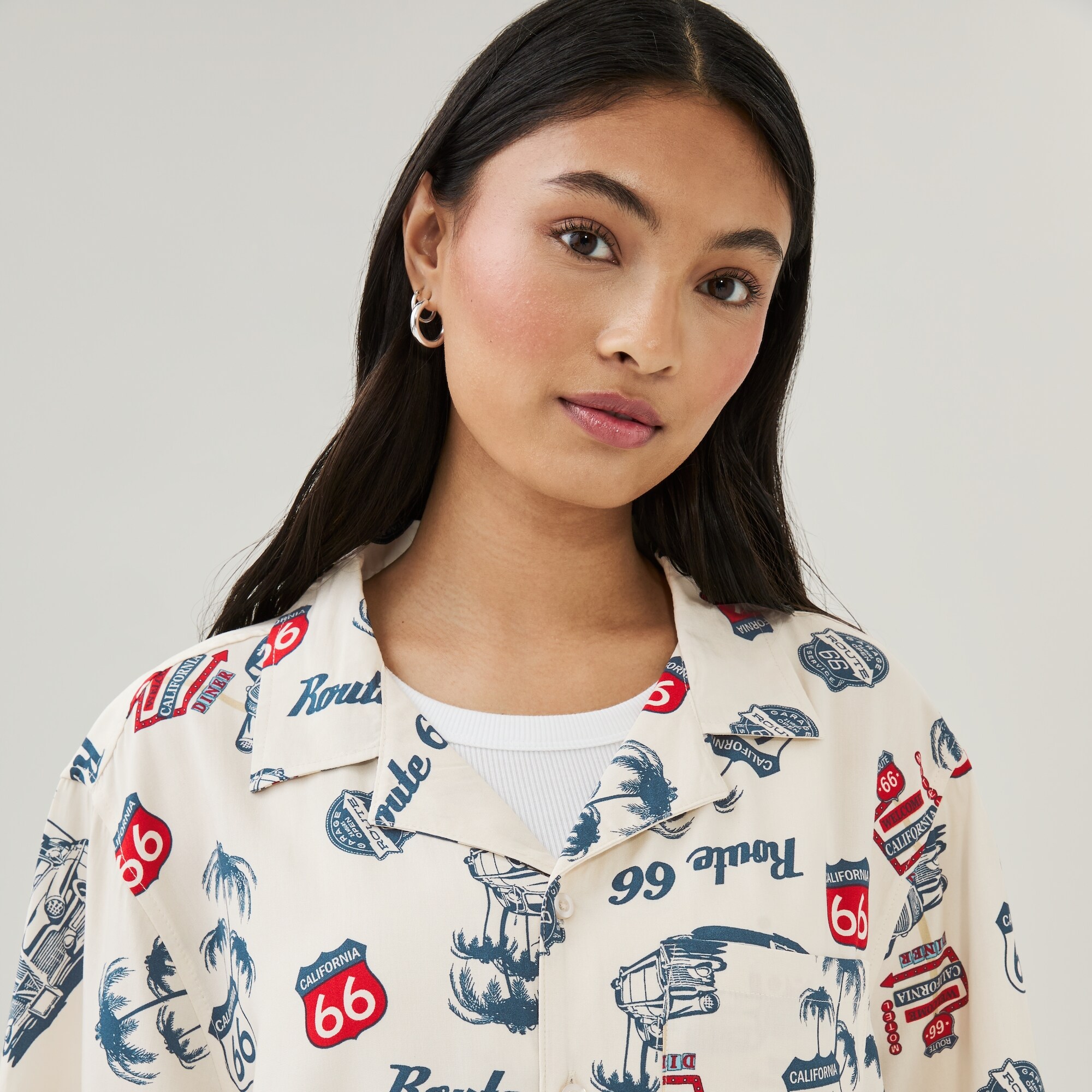 Chemise boutonnée Route 66 pour adultes