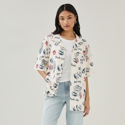 Joe Fresh Adult Route 66 Button-Up Shirt 1 ea, $39.00/1ea