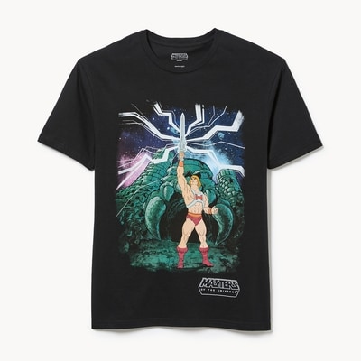 T-shirt Musclor Maîtres de l’Univers pour adultes - Noir