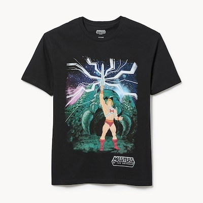 T-shirt Musclor Maîtres de l’Univers pour adultes - Noir