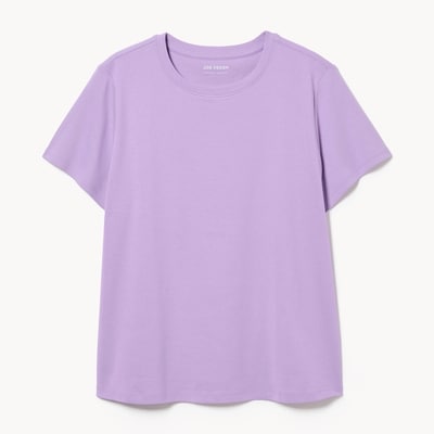 Women+ Organic Cotton Crewneck T-Shirt - Light Purple