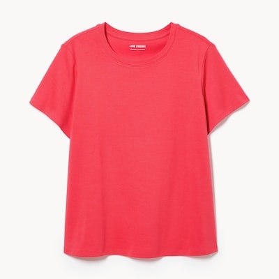 Women+ Organic Cotton Crewneck T-Shirt - Red