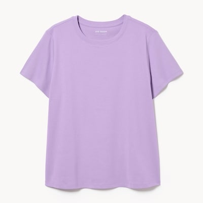 Women+ Organic Cotton Crewneck T-Shirt - Light Purple