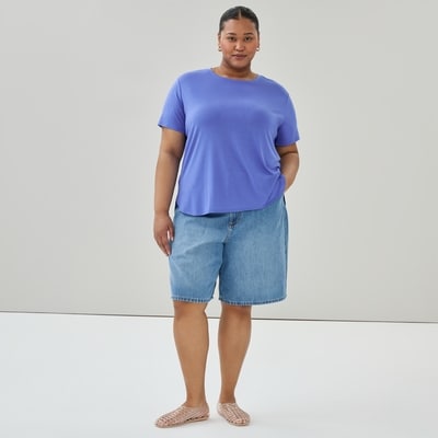 Women+ Relaxed T-Shirt - Bright Blue