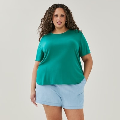 Women+ Relaxed T-Shirt - Dark Teal