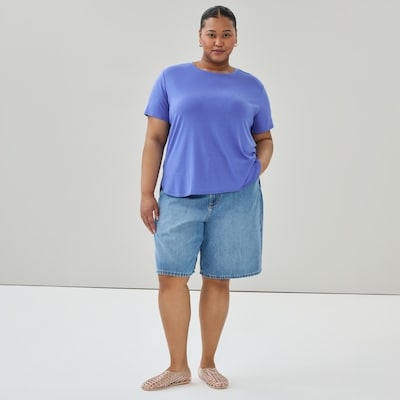 Women+ Relaxed T-Shirt - Bright Blue