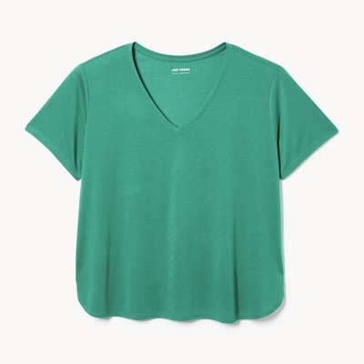 Women+ Relaxed V-Neck T-Shirt - Dark Teal