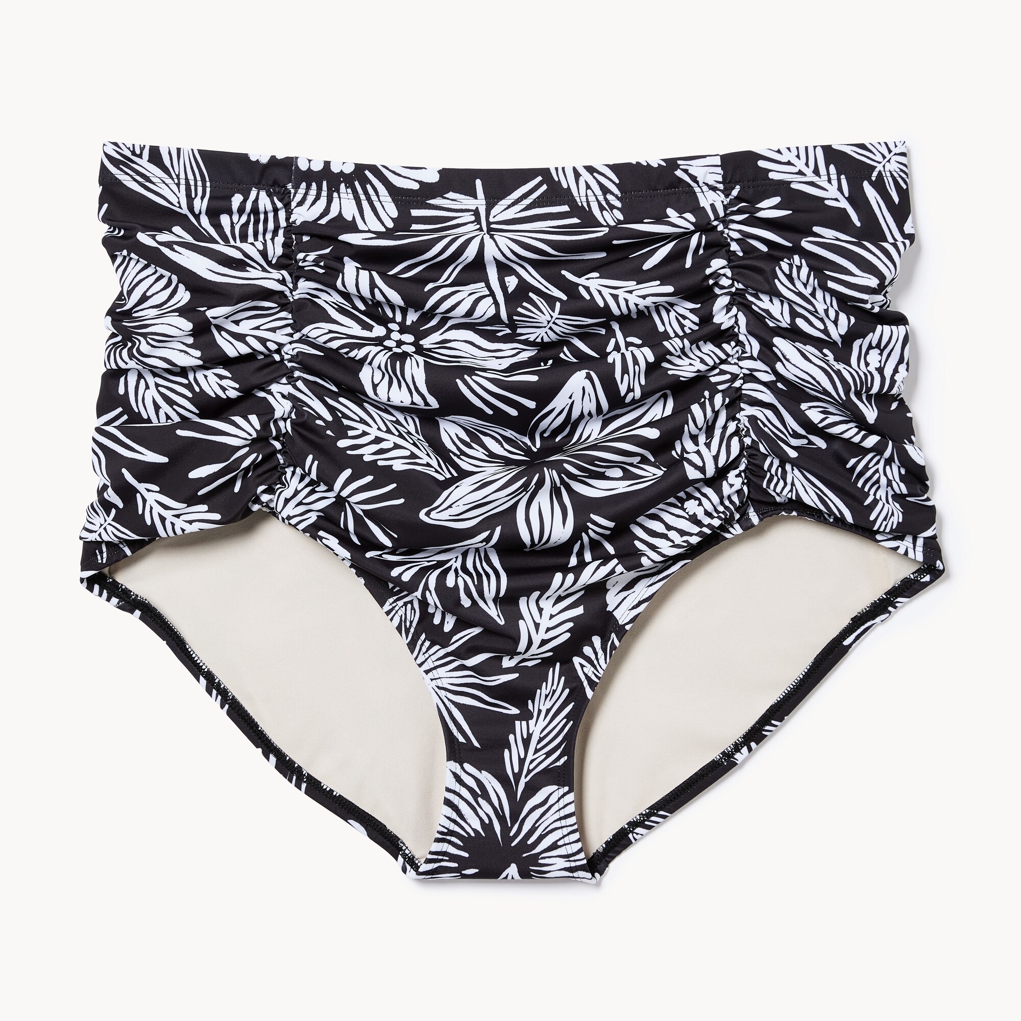 Women+ Printed Ruched Bikini Bottom