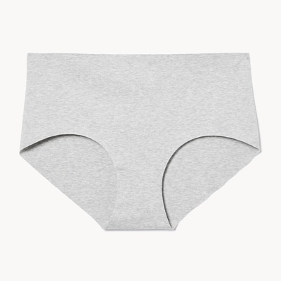 Culotte à taille basse invisible en coton Femmes+ - Gris