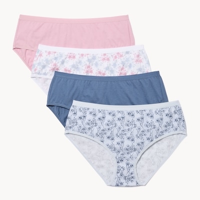 Joe Fresh Ens. de 4 culottes en coton biologique Femmes+ 1 ea, 16,00 $/1ch