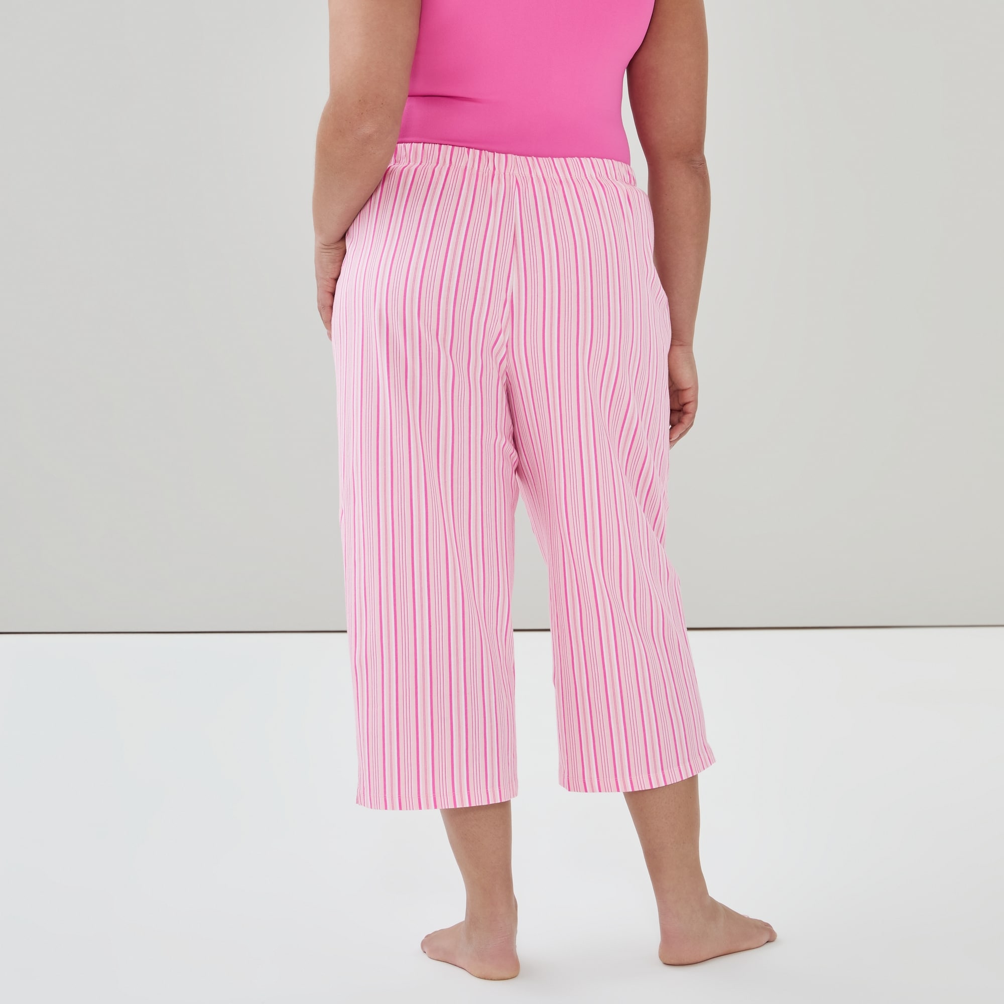 Pantalon de nuit court imprimé Femmes+
