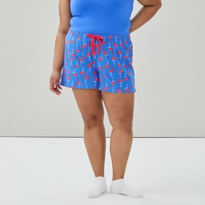 Women+ Printed Sleep Short - Blue
