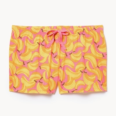 Short de nuit imprimé Femmes+ - Jaune