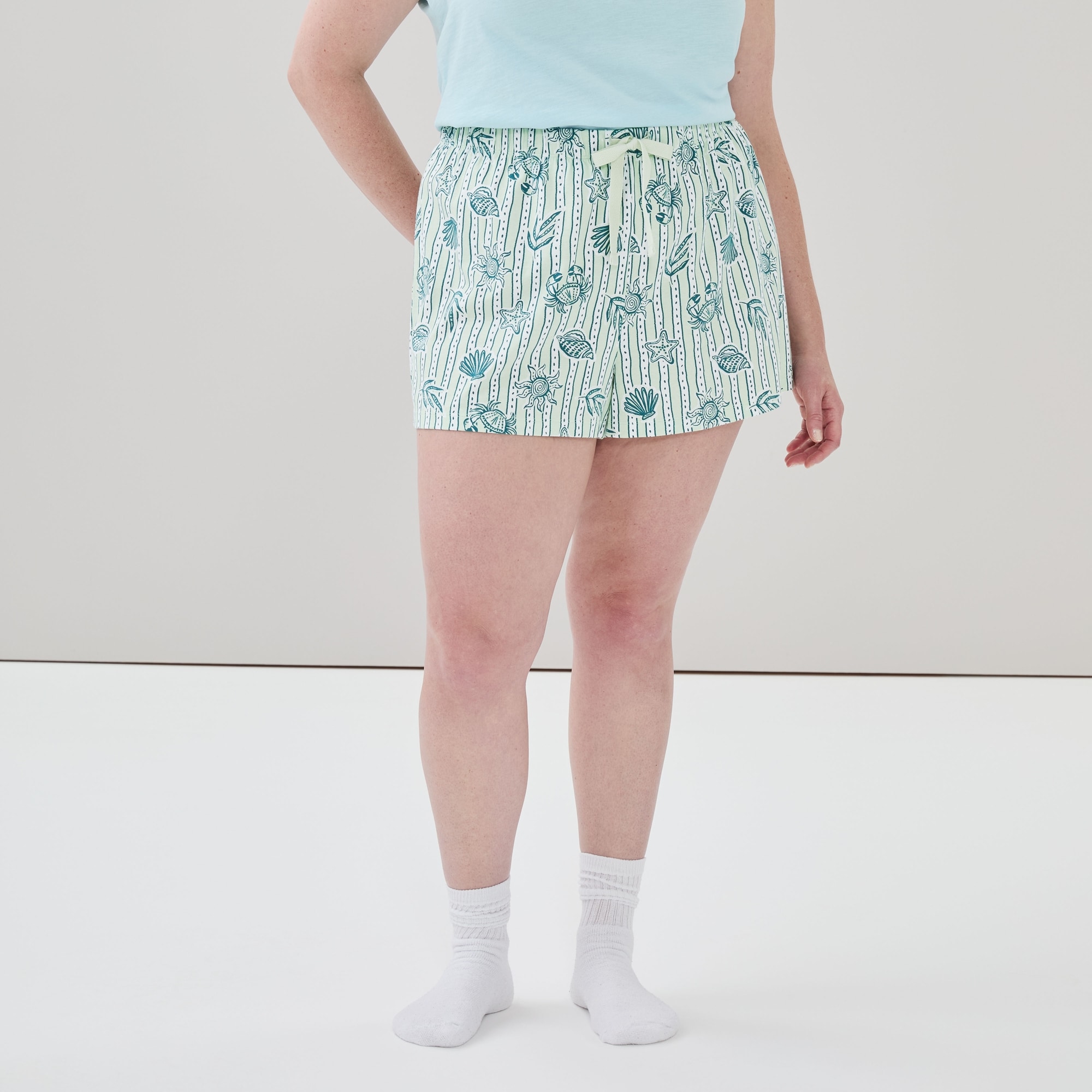 Short de nuit imprimé Femmes+