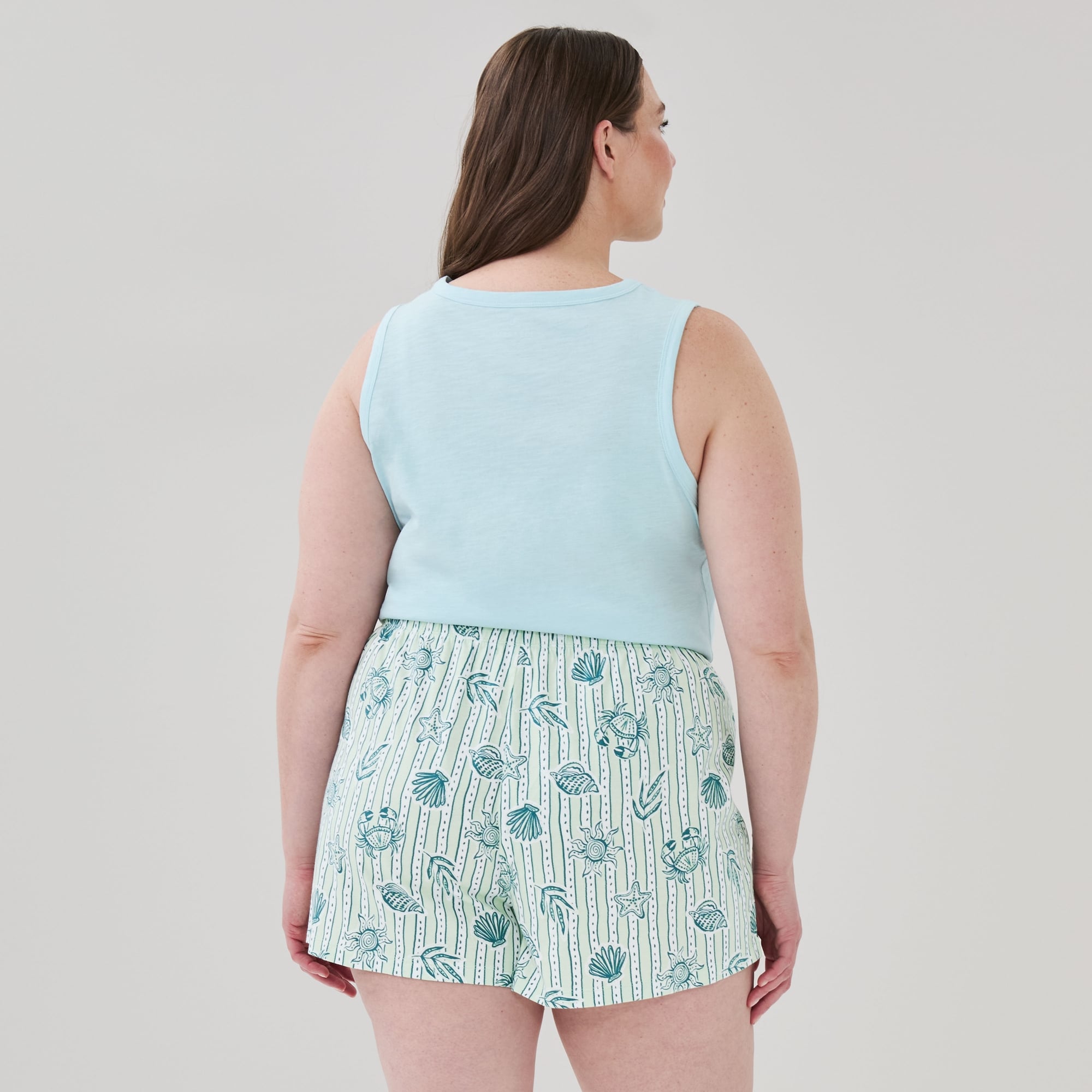 Short de nuit imprimé Femmes+