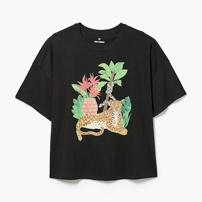 Women+ Graphic Sleep T-Shirt - JF Black