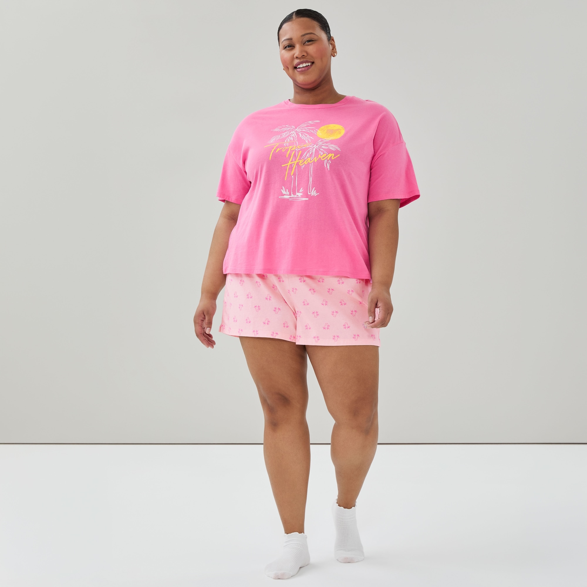 Women+ Graphic Sleep T-Shirt in Pink from Joe Fresh