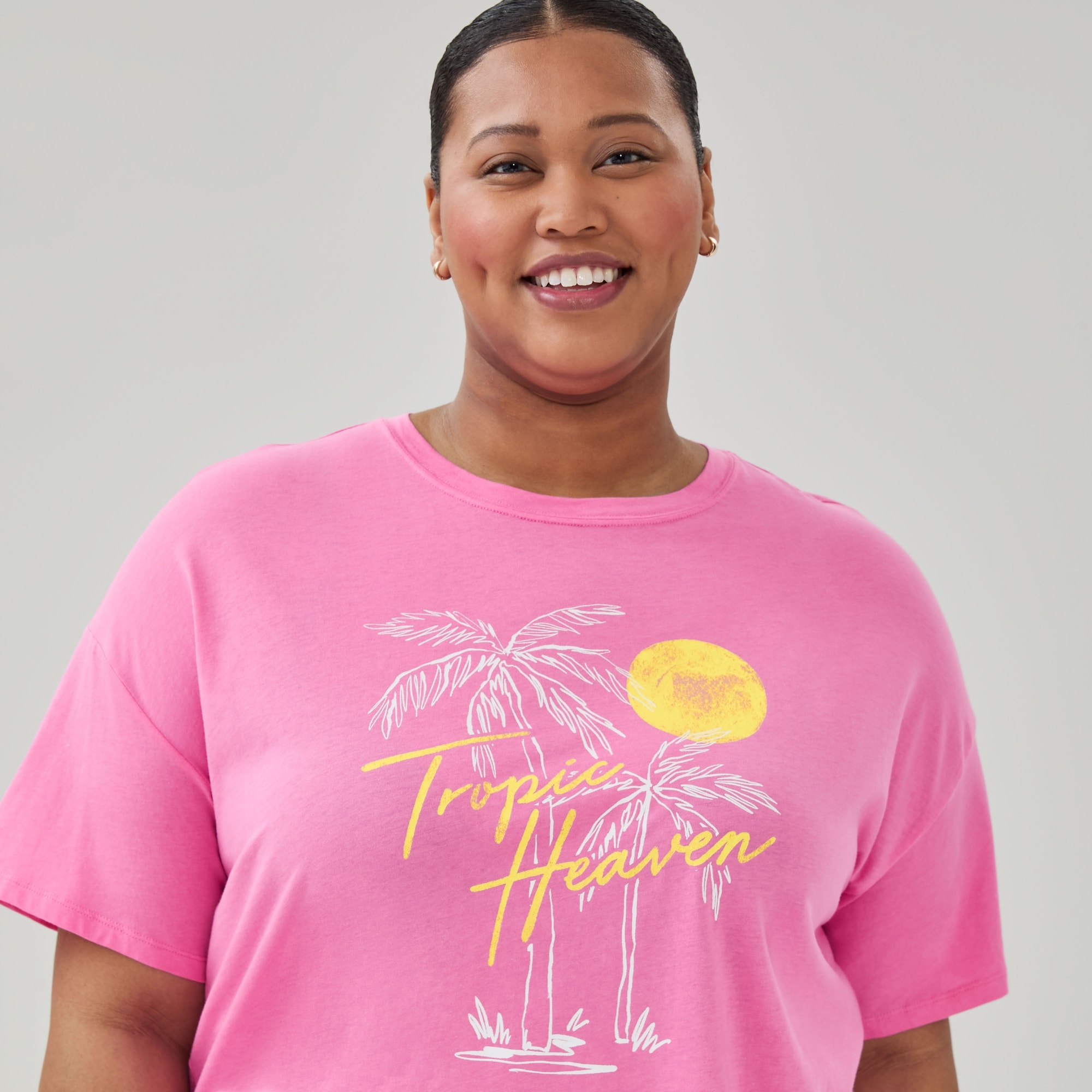 Women+ Graphic Sleep T-Shirt in Pink from Joe Fresh