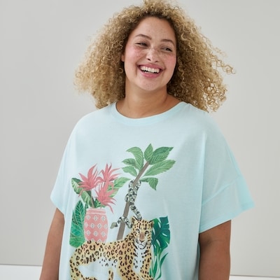 Joe Fresh Women+ Graphic Oversized Sleep Dress 1 ea, $20.00/1ea