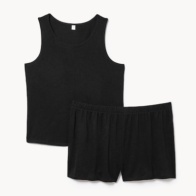 Women+ Tank Sleep Set - JF Black