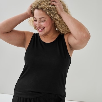 Pyjama avec cami Femmes+ - Noir JF
