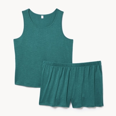 Women+ Tank Sleep Set - Dark Blue