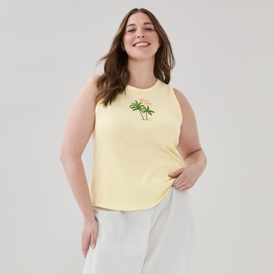 Joe Fresh Women+ Graphic Sleep Tank 1 ea, $16.00/1ea