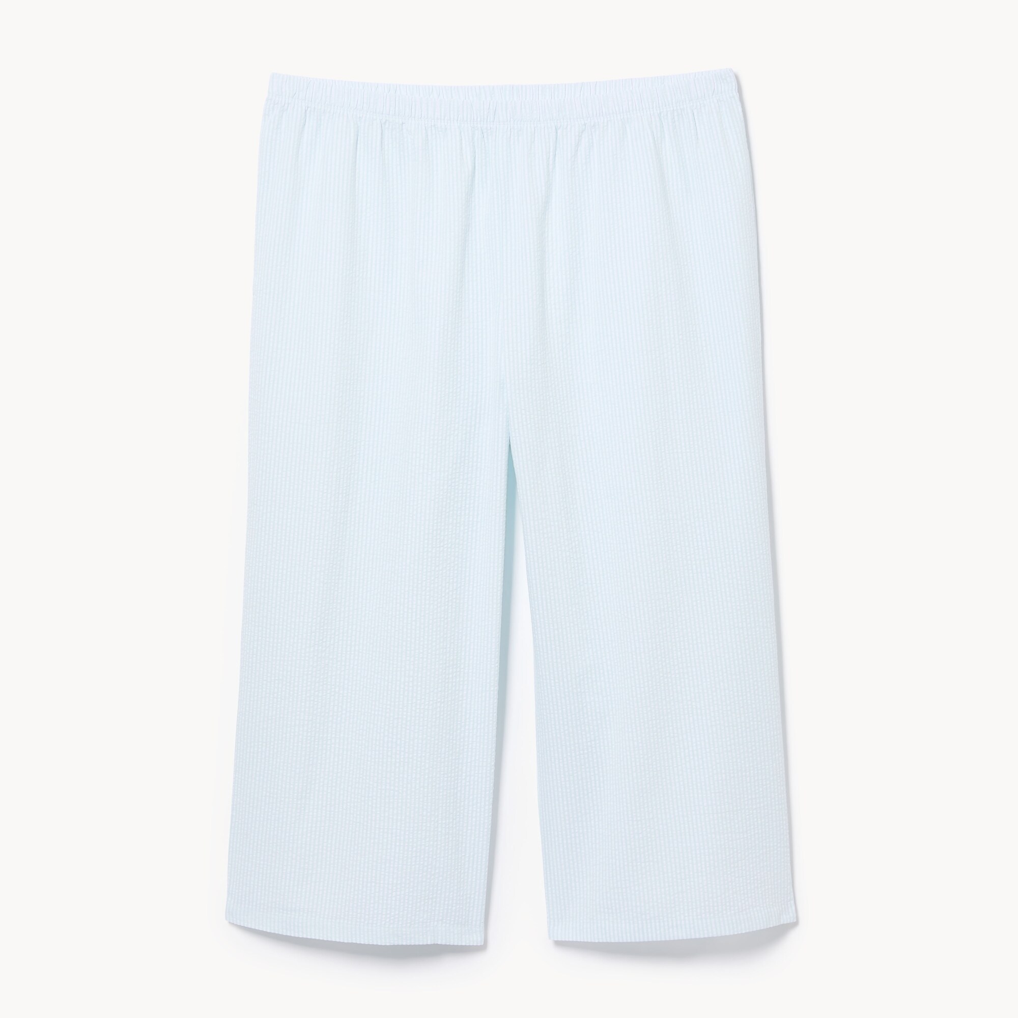 Pantalon court de nuit en tissu gaufré Femmes+