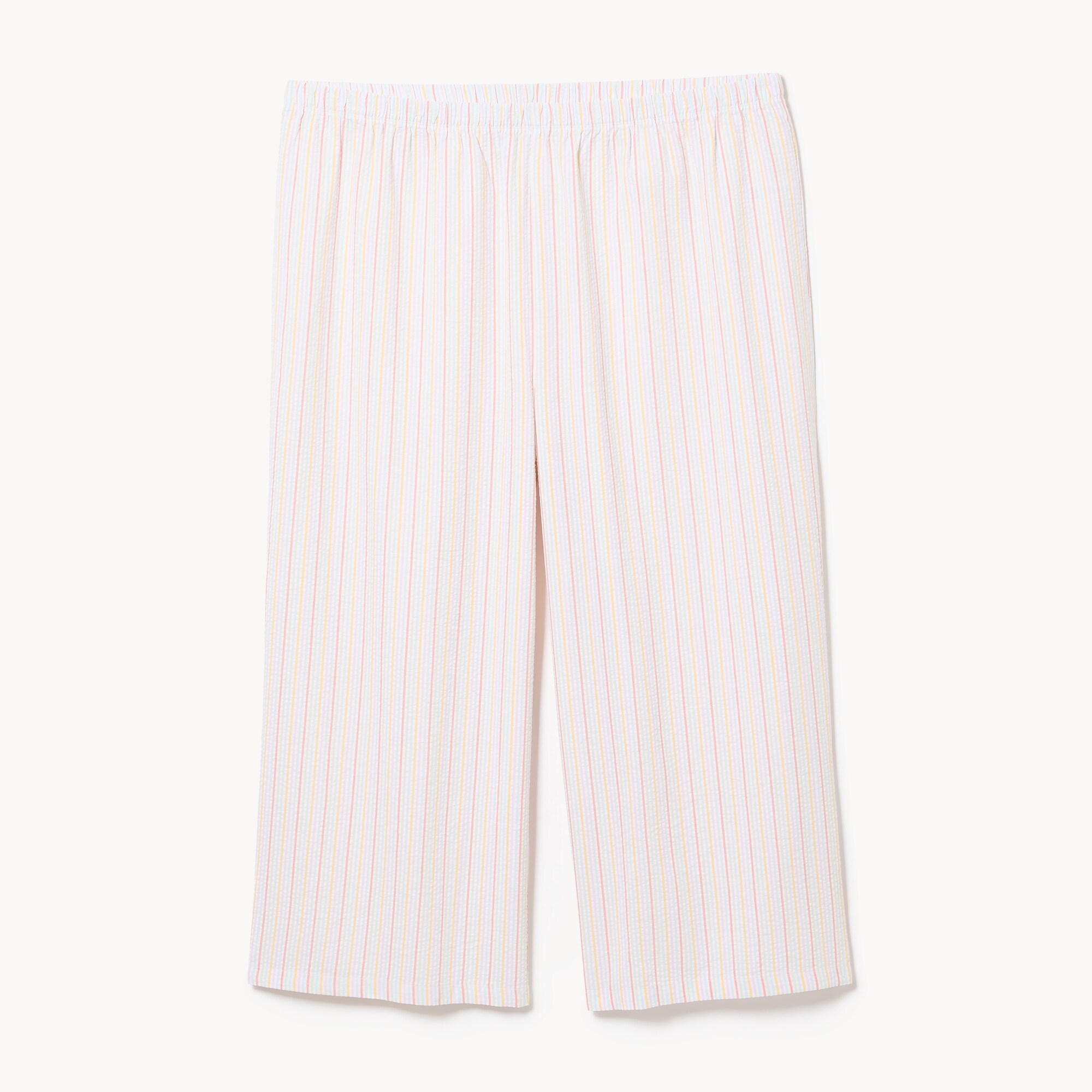 Pantalon court de nuit en tissu gaufré Femmes+