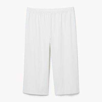 Pantalon court de nuit en tissu gaufré Femmes+ - Vert