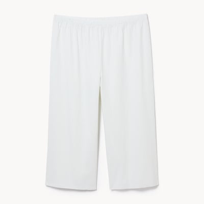 Pantalon court de nuit en tissu gaufré Femmes+ - Vert