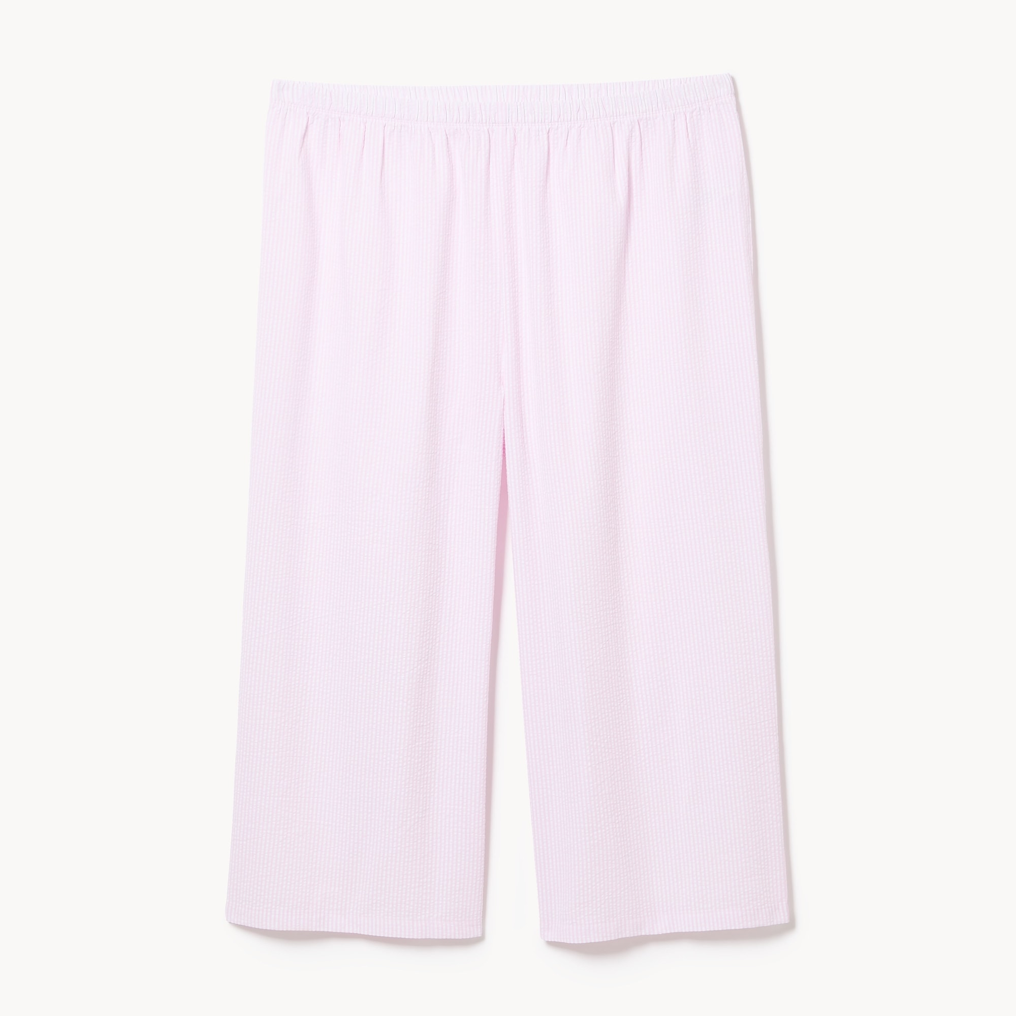 Women+ Seersucker Cropped Sleep Pant
