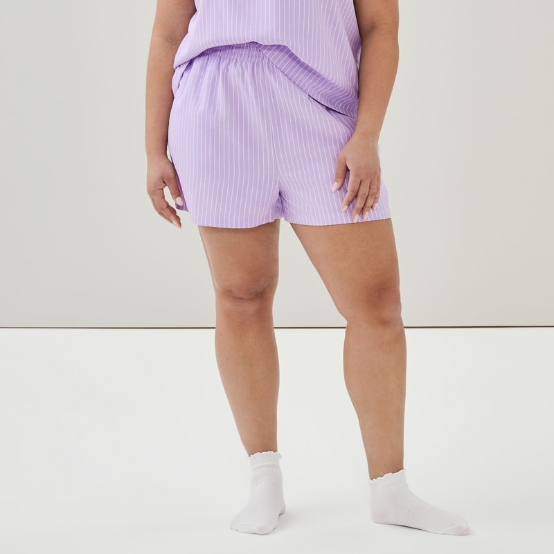 Joe Fresh Women+ Striped Sleep Short - 1 ea | Loblaws