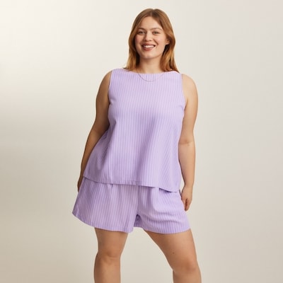 Women+ Striped Sleep Tank - Lavender