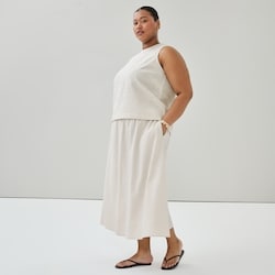 Joe Fresh Jupe midi en lin mélangé Femmes+ 1 ea, 39,00 $/1ch
