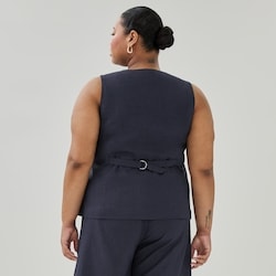 Joe Fresh Women+ Linen Blend Vest - 1 ea | Dominion Stores of